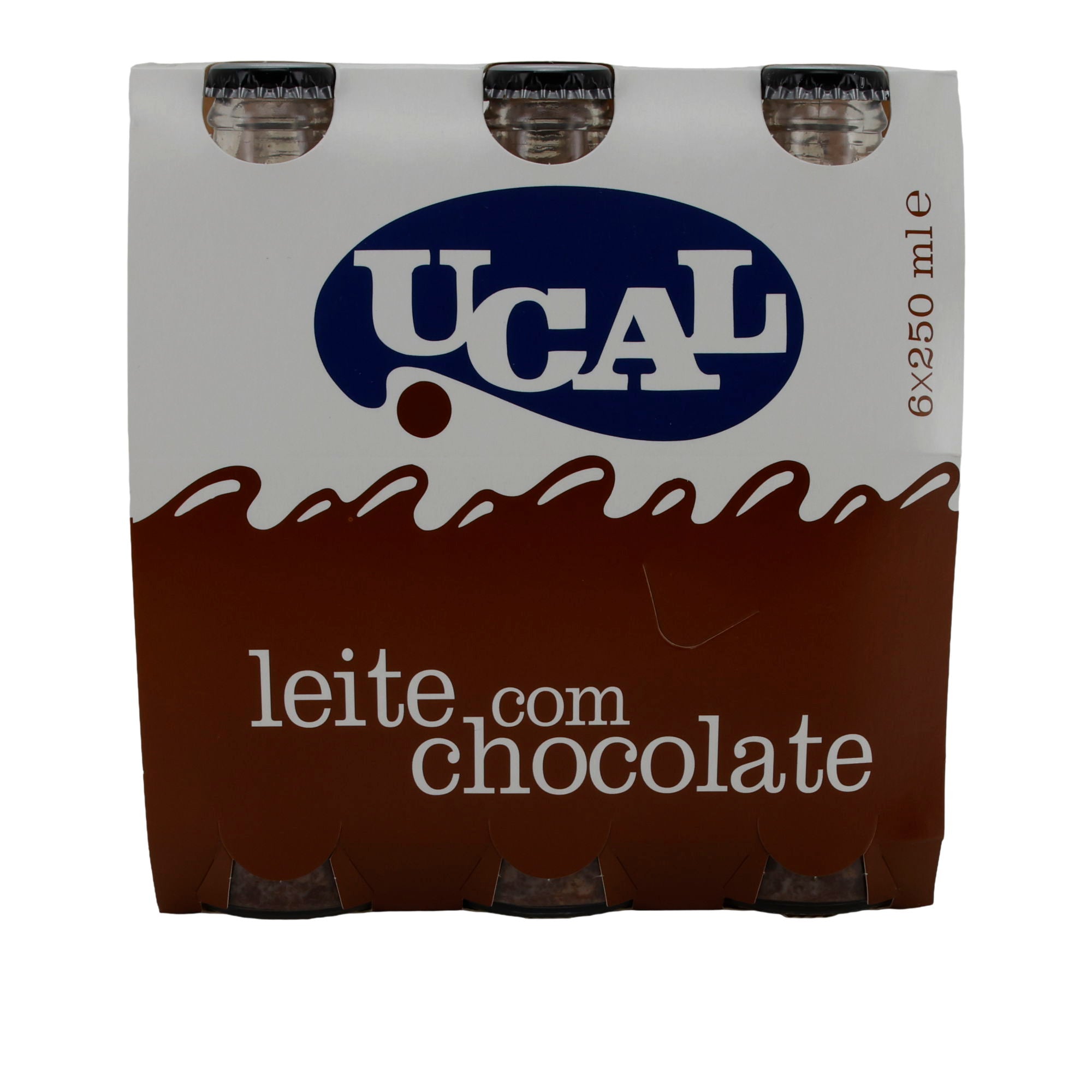 Milchgetränk UCAL Leite com Chocolate | Getränk | Schokoladenmilchgetränk aus Portugal | 6×250 ml UCAL